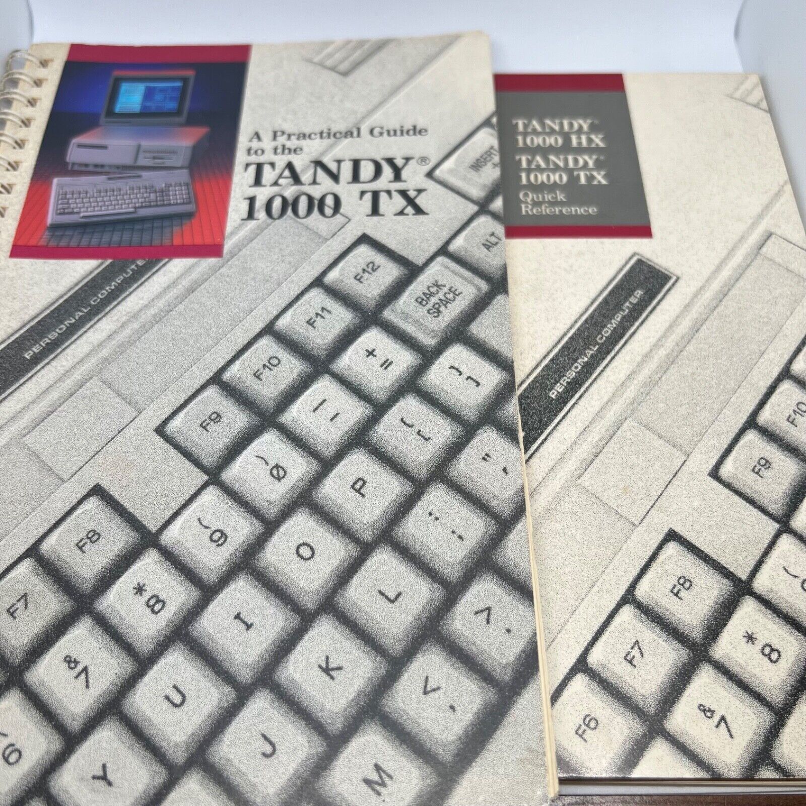 TANDY 1000 TX  Practical Guide & Quick Reference Manual Bundle 1987 Radio Shack