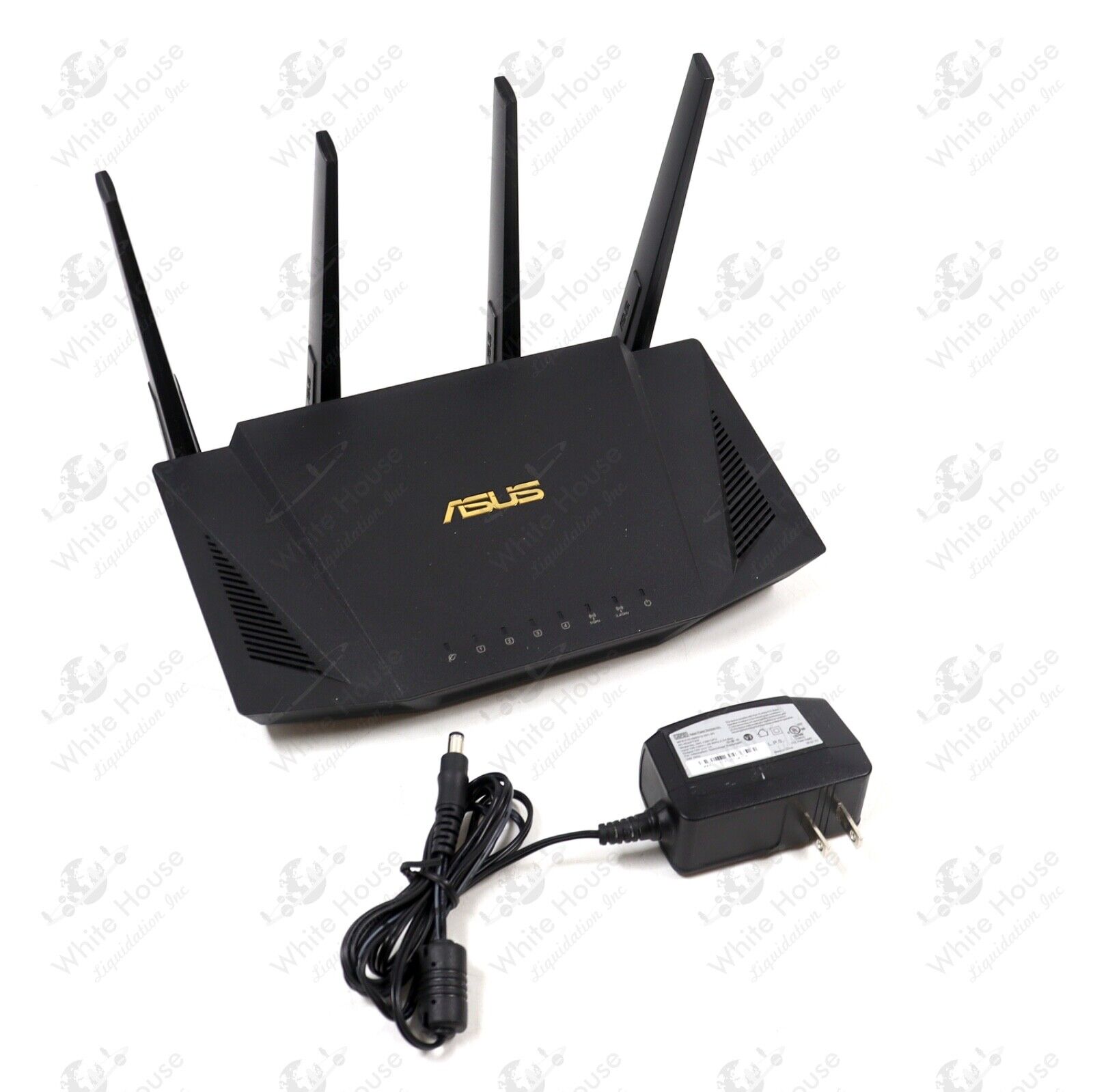 ASUS - AX3000 Dual-Band WiFi 6 Wireless Router - Black (RT-AX58U)