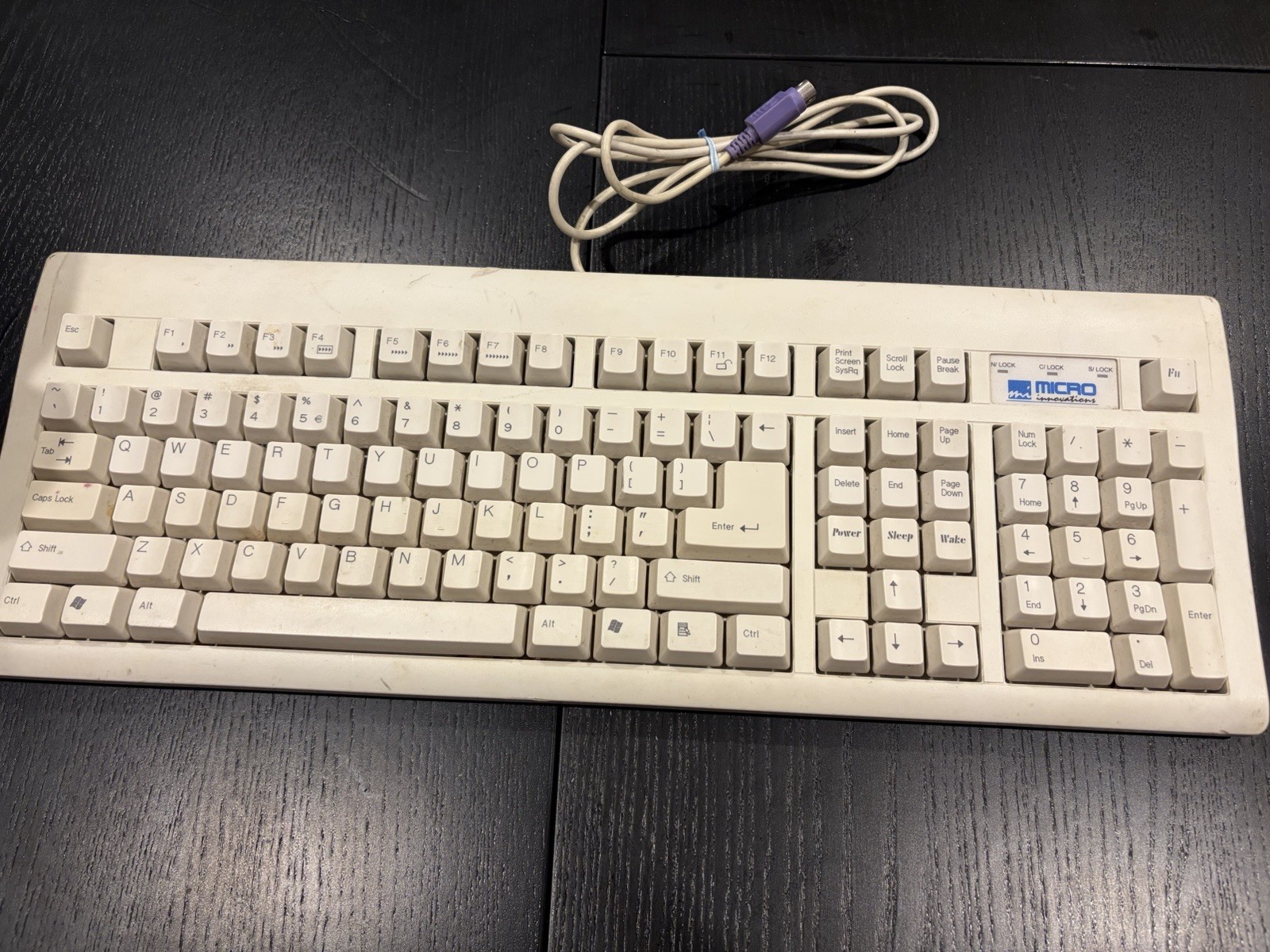 VTG Micro Innovations Turbo Trak Keyboard HQK BITS9001 Vintage