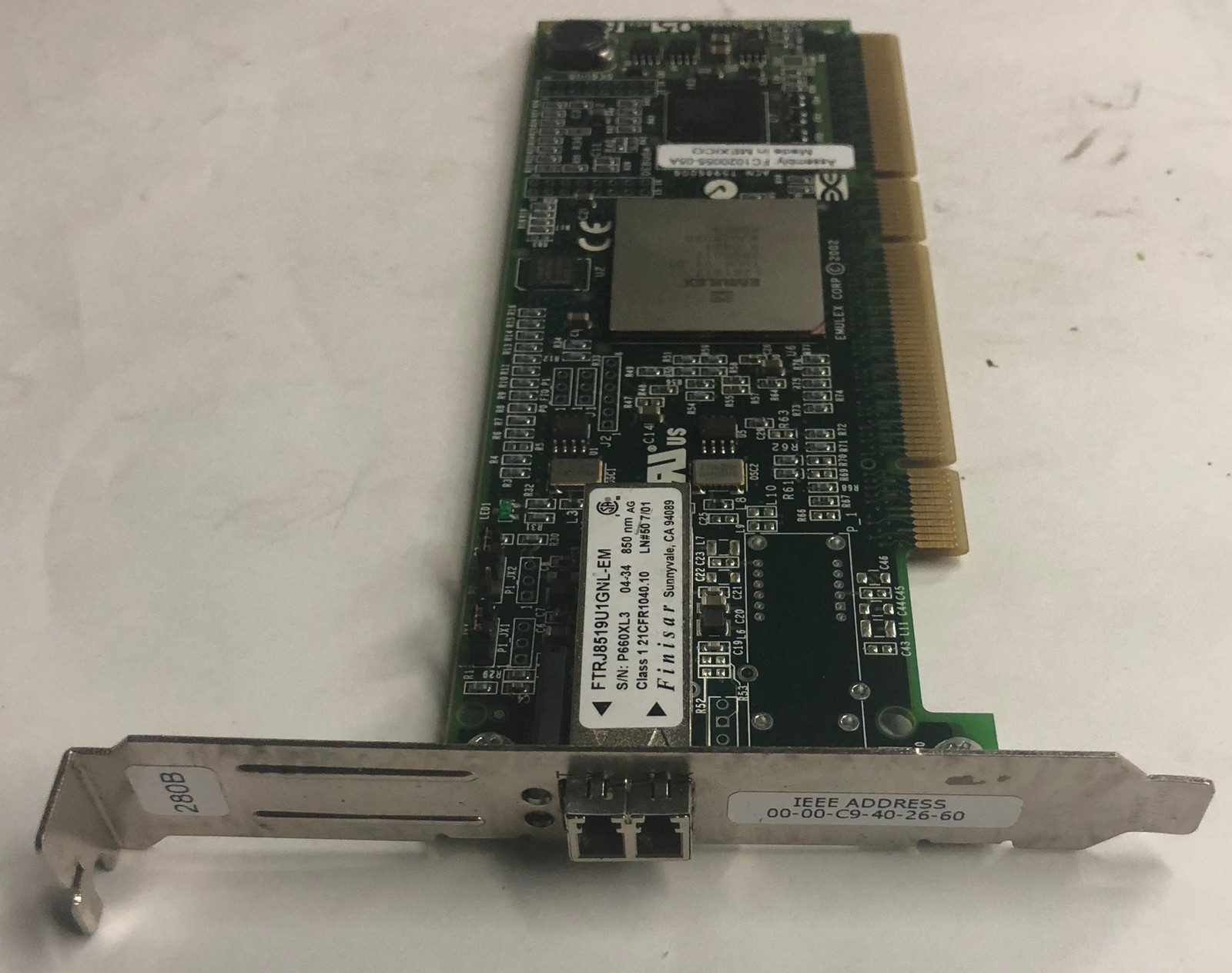 IBM RS/6000 Server 280B 2Gbps Fibre Channel PCI-X Adapter- 80P4544