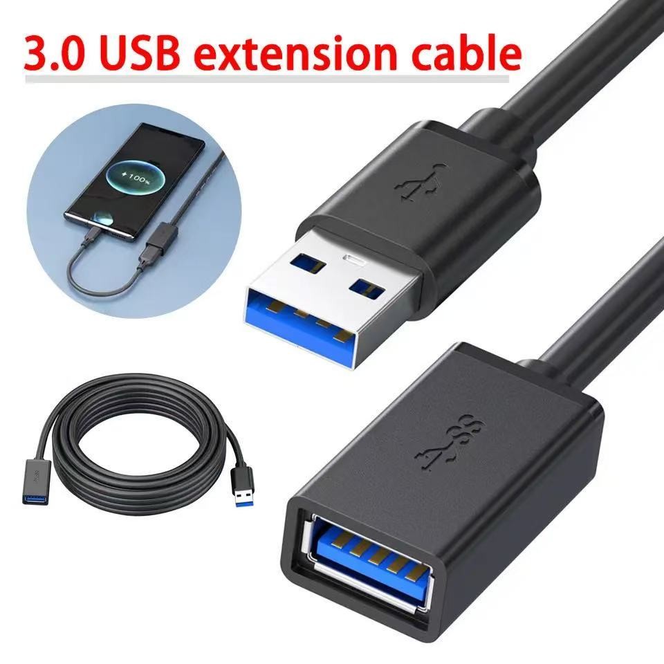 USB3.0 Extension Cable High Speed Extender Cord Adapter TypeA Male to Female LOT