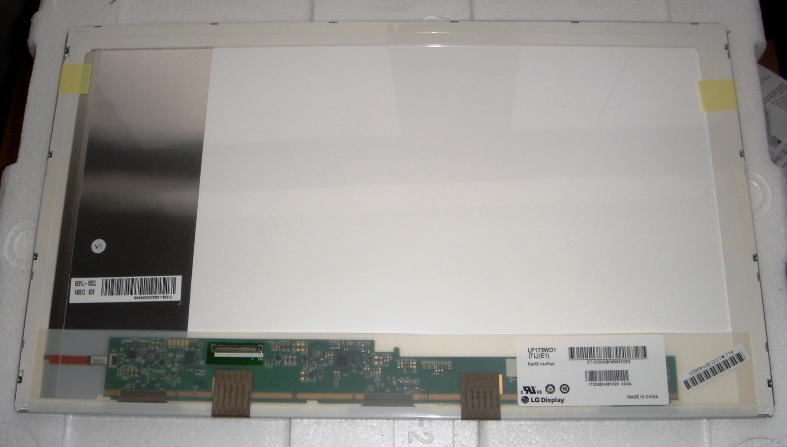 LED Screen 17.3" B173RW01 V.2 WXGA++ HD+ Original Display