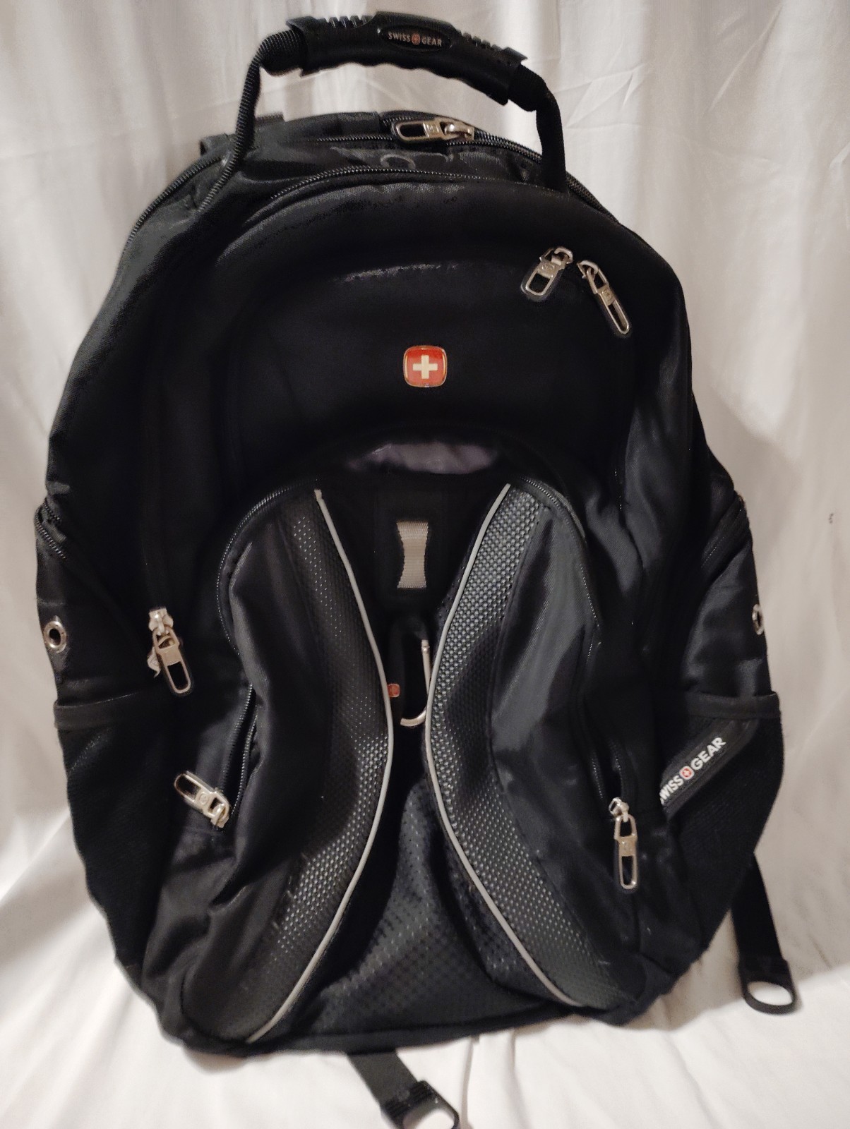 SwissGear 1900 ScanSmart TSA Laptop Backpack Black Travel Work Airflow 2