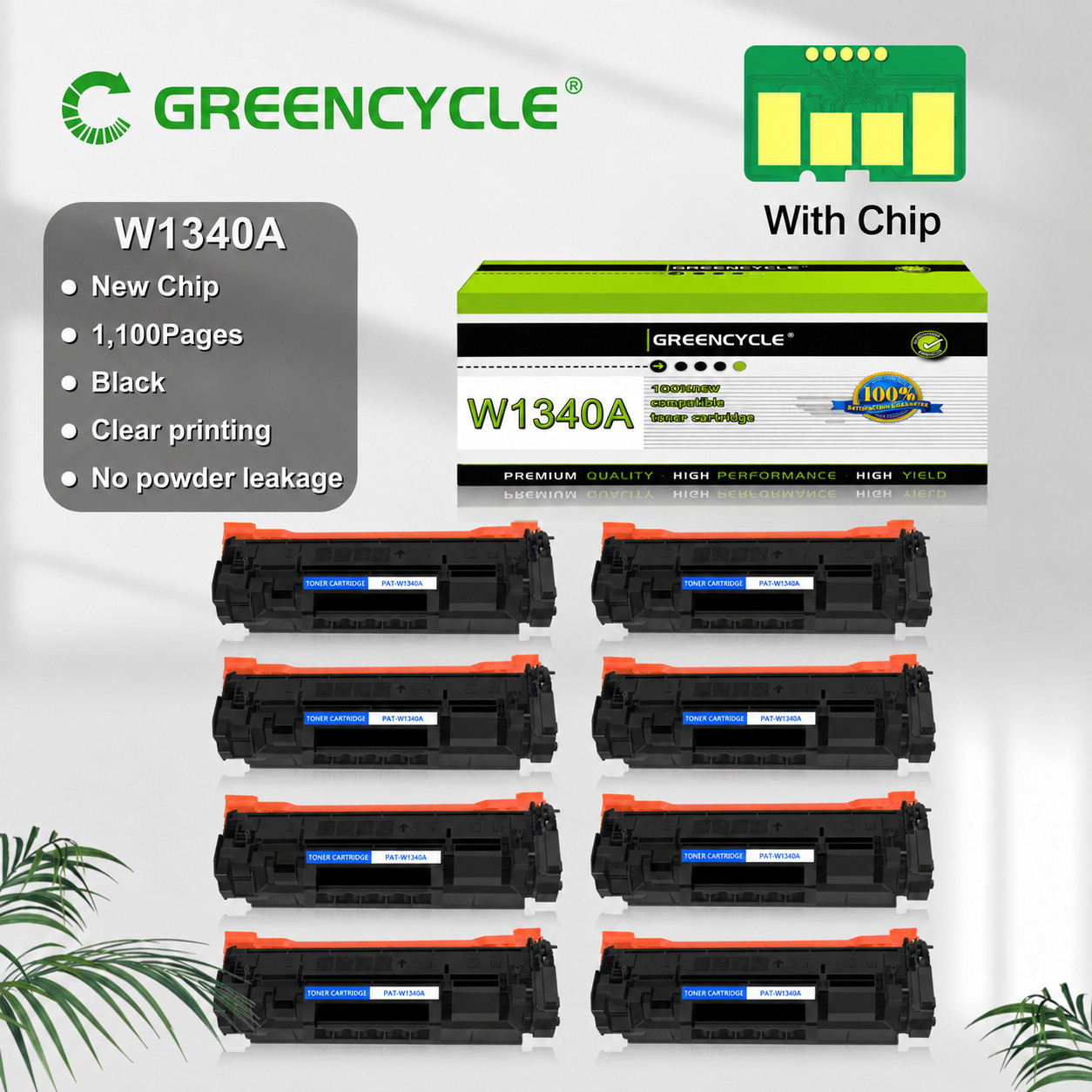 8PK W1340A Toner Cartridge With Chip Fit For HP M209dw M234dw M234sdn M234sdw