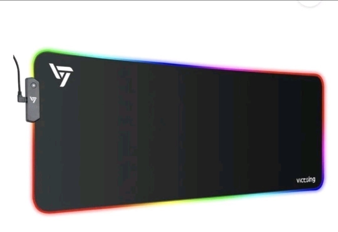 Large RGB Gaming Mouse Pad LED Light Up Extended Mouse Mat with 13 Lighting mode