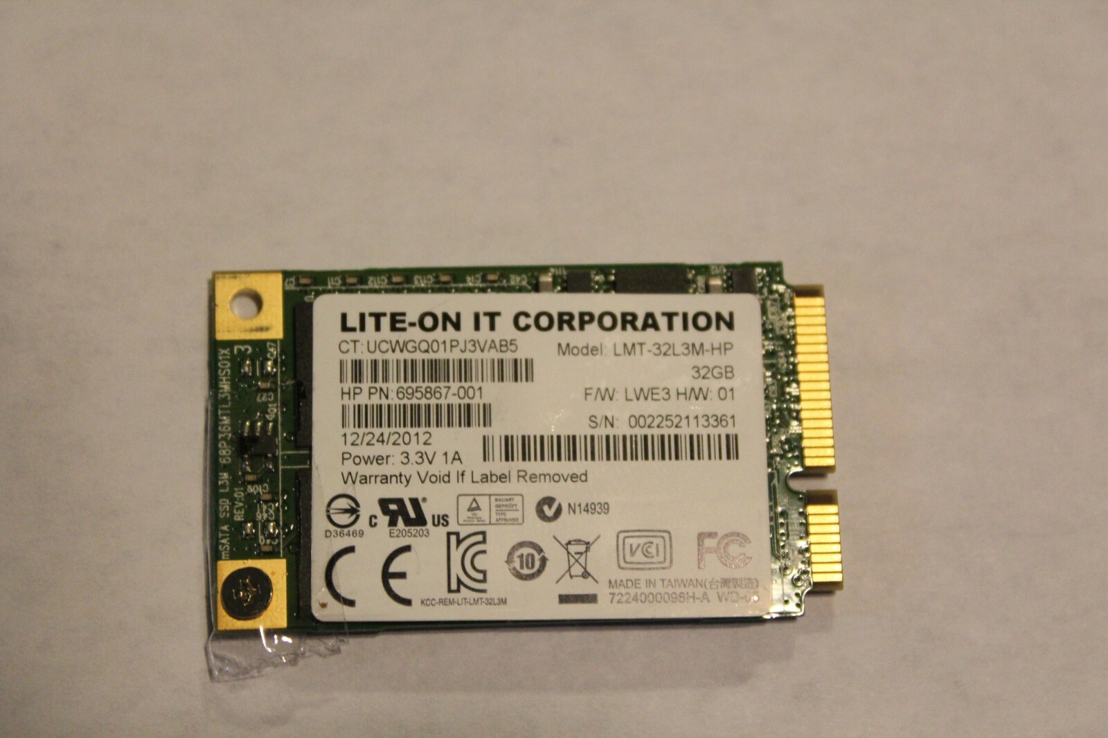 LITE-ON IT SS DRIVE 32GB LMT-32L3M.HP