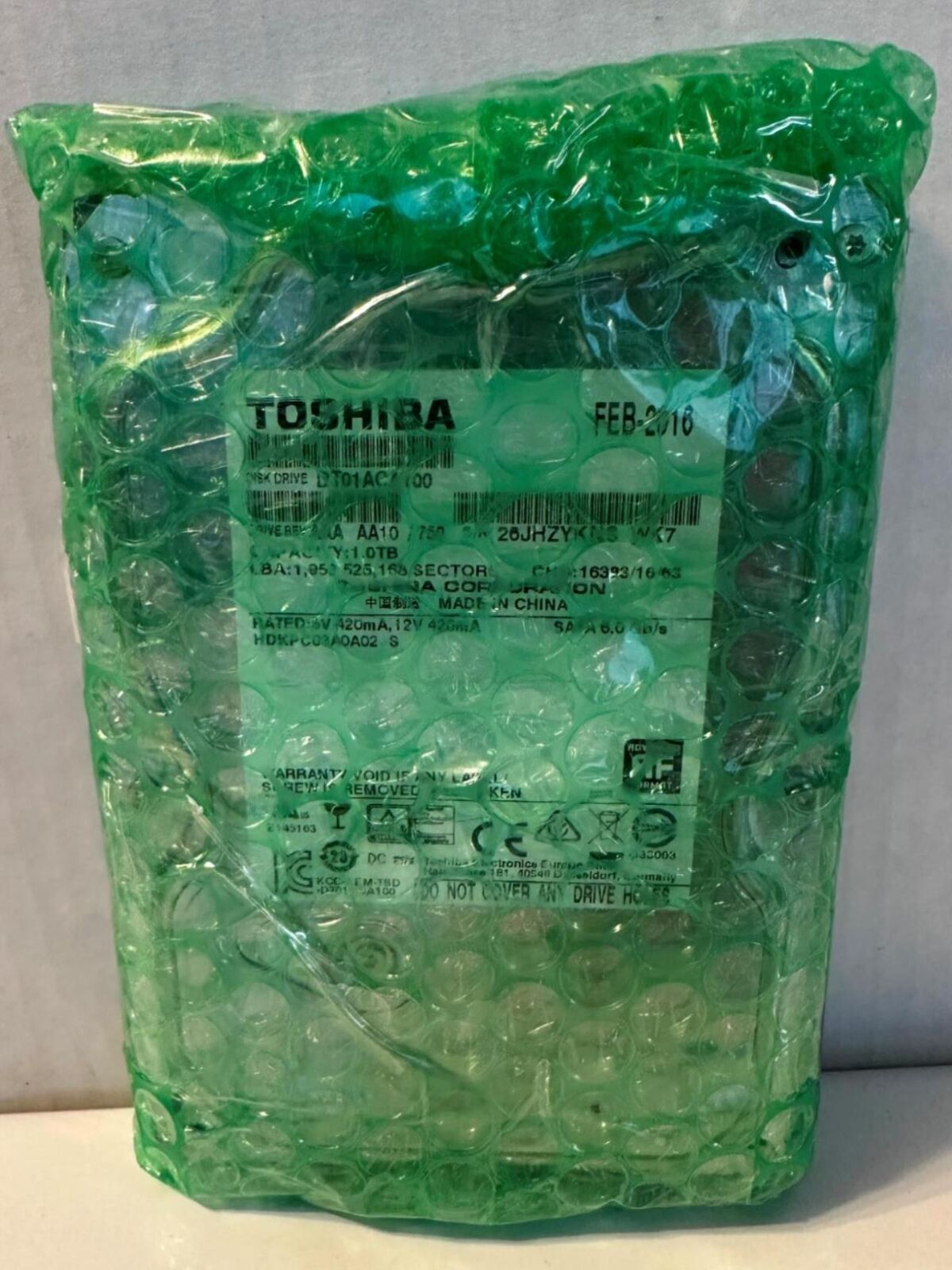 Toshiba 1000GB Internal 7200RPM 3.5\