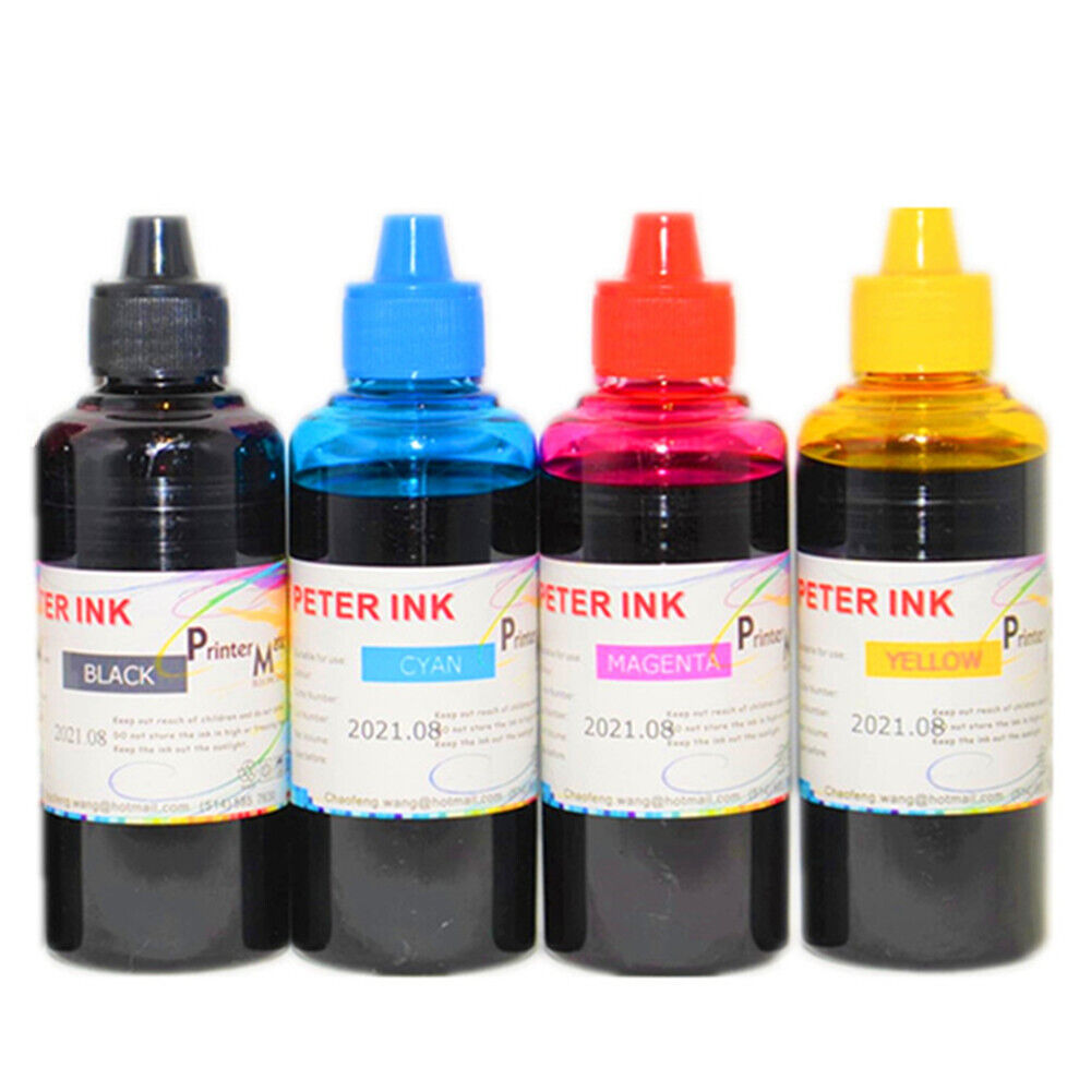 4X100ML High Quality Dye Ink refill alternative for Brother Printer Cartridge a
