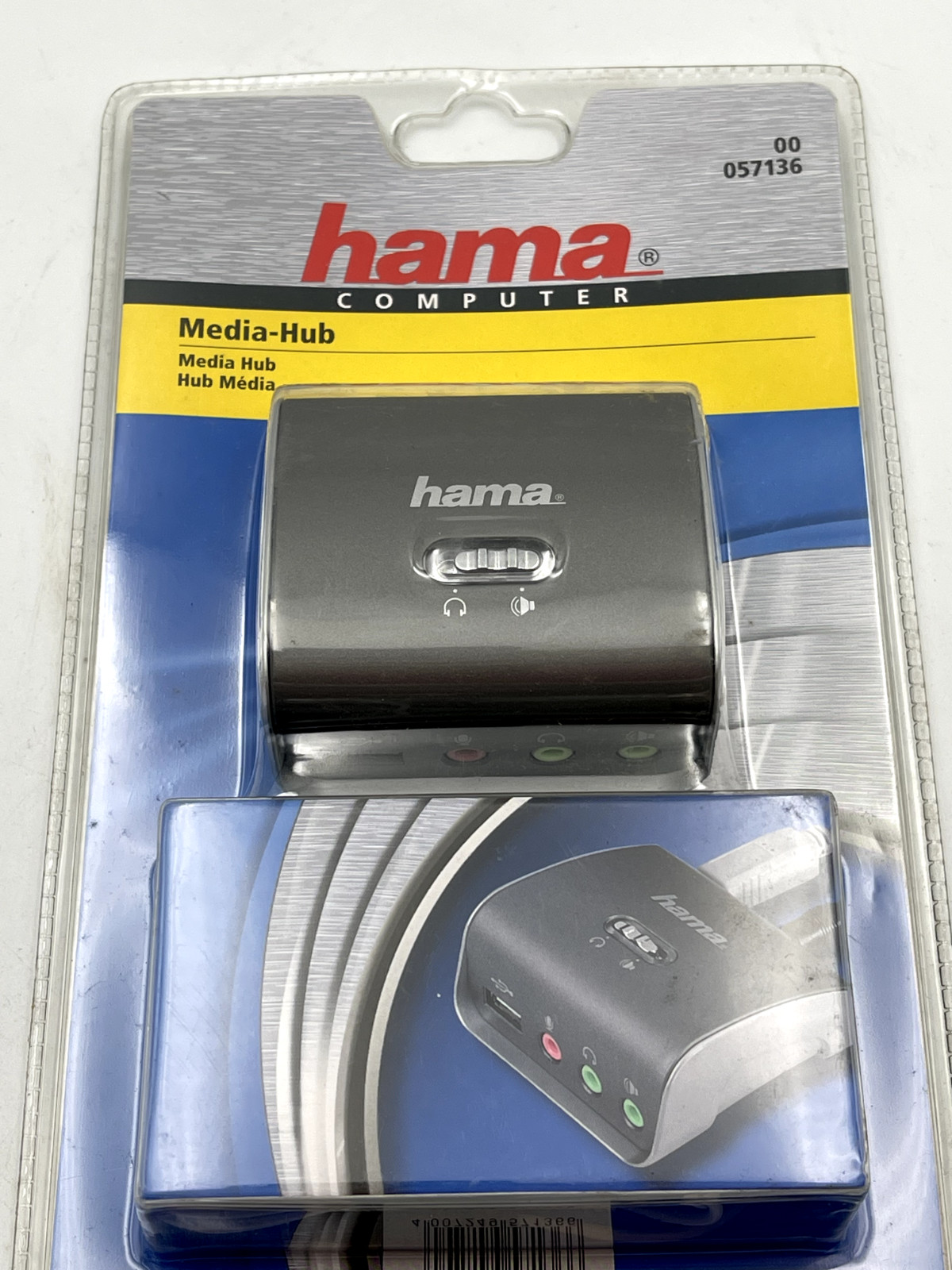 Hama Computers Media Hub Headphones/Speaker Switch 057136