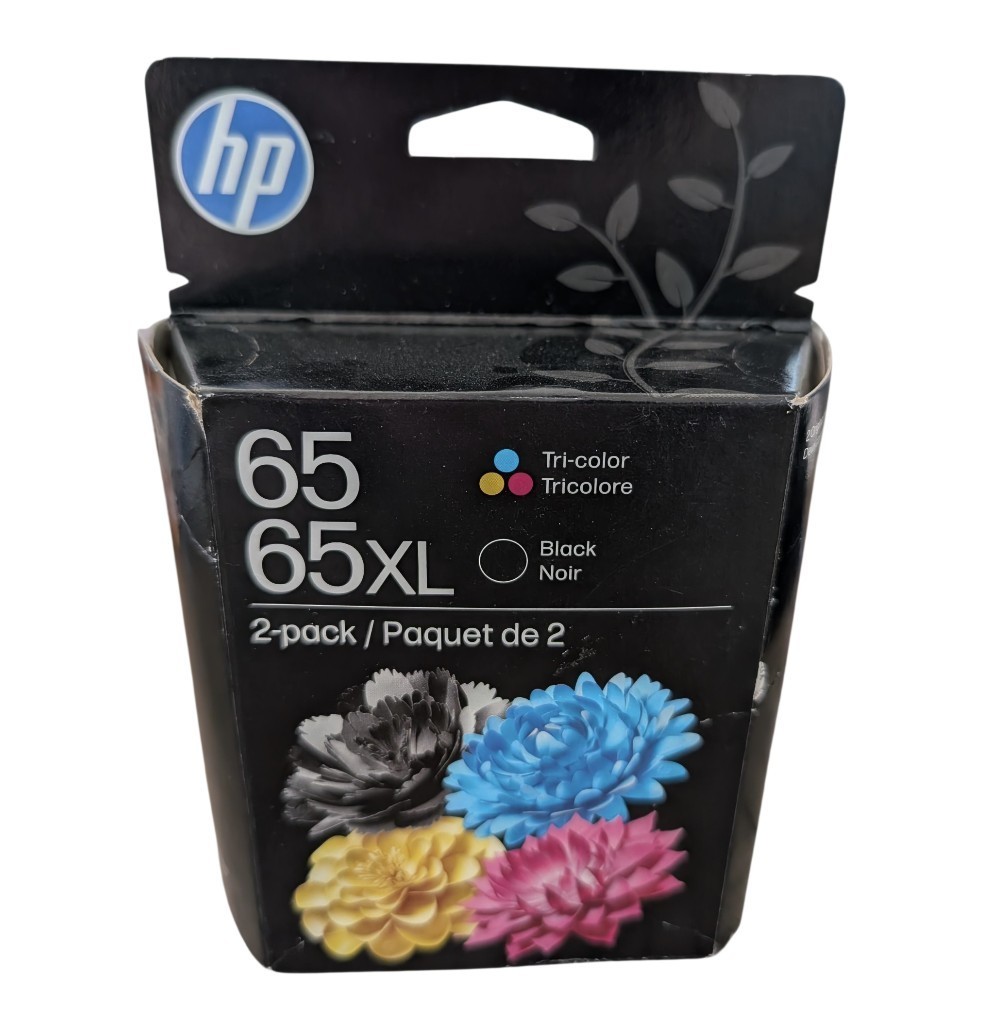 Genuine 65XL Black & 65 Tri-Color Ink Cartridges Combo EXP JUL 2027 New