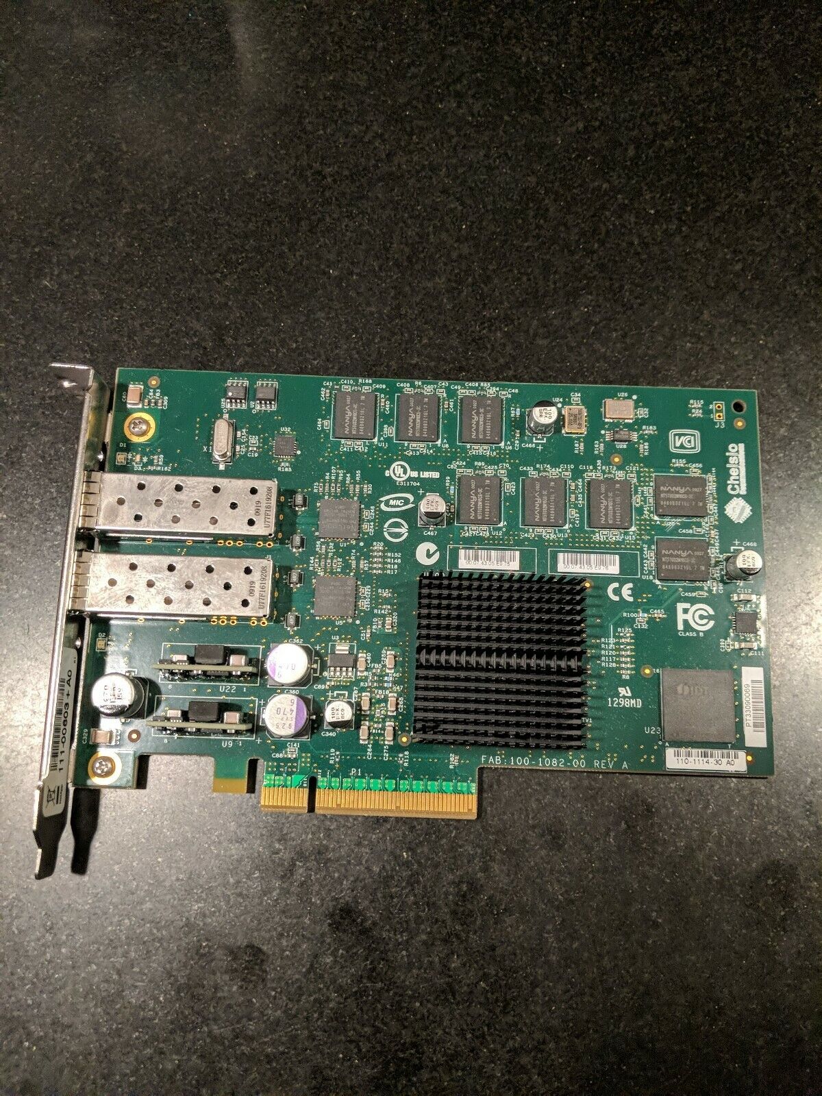 Chelsio CC2-S320E-SR (B) PCI-e 10gbe Dual Port SFP+ Network Card