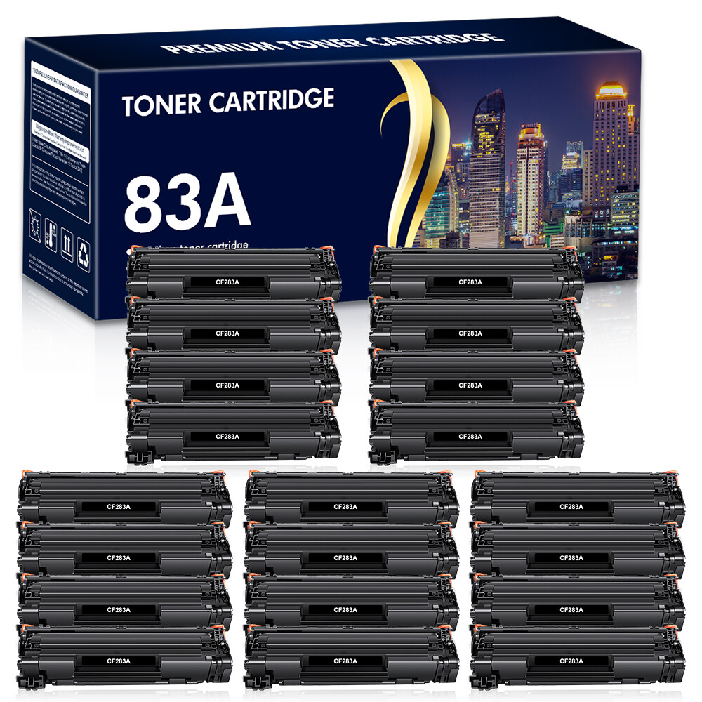 20PK Black CF283A 83A Toner Cartridge For HP LaserJet Pro M127fw M127fn Printer