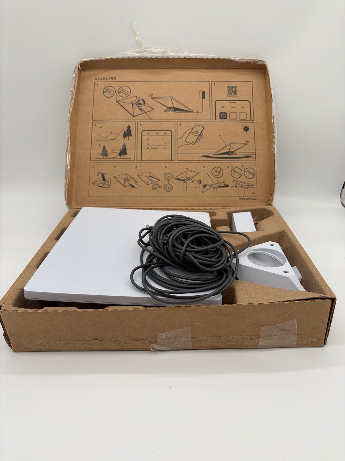 Starlink Mini Satellite Internet Kit Portable WiFi Dish Tested Power Cable Mount