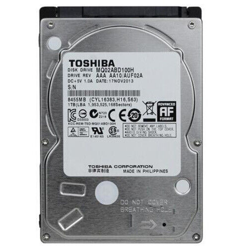 Original Toshiba 1TB MQ02ABD100H 64MB 8GB SATA 2.5