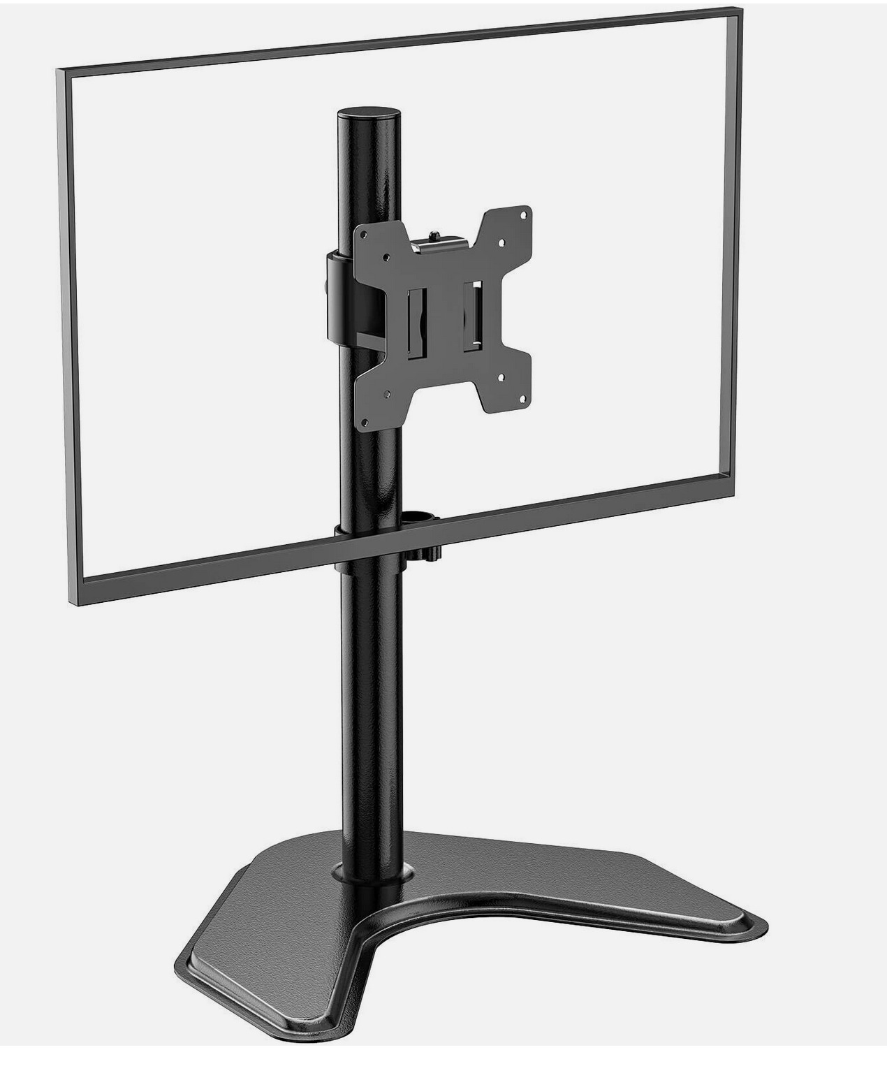 WALI Free Standing Single LCD Monitor Fully Adjustable Desk Mount Fits One up to
