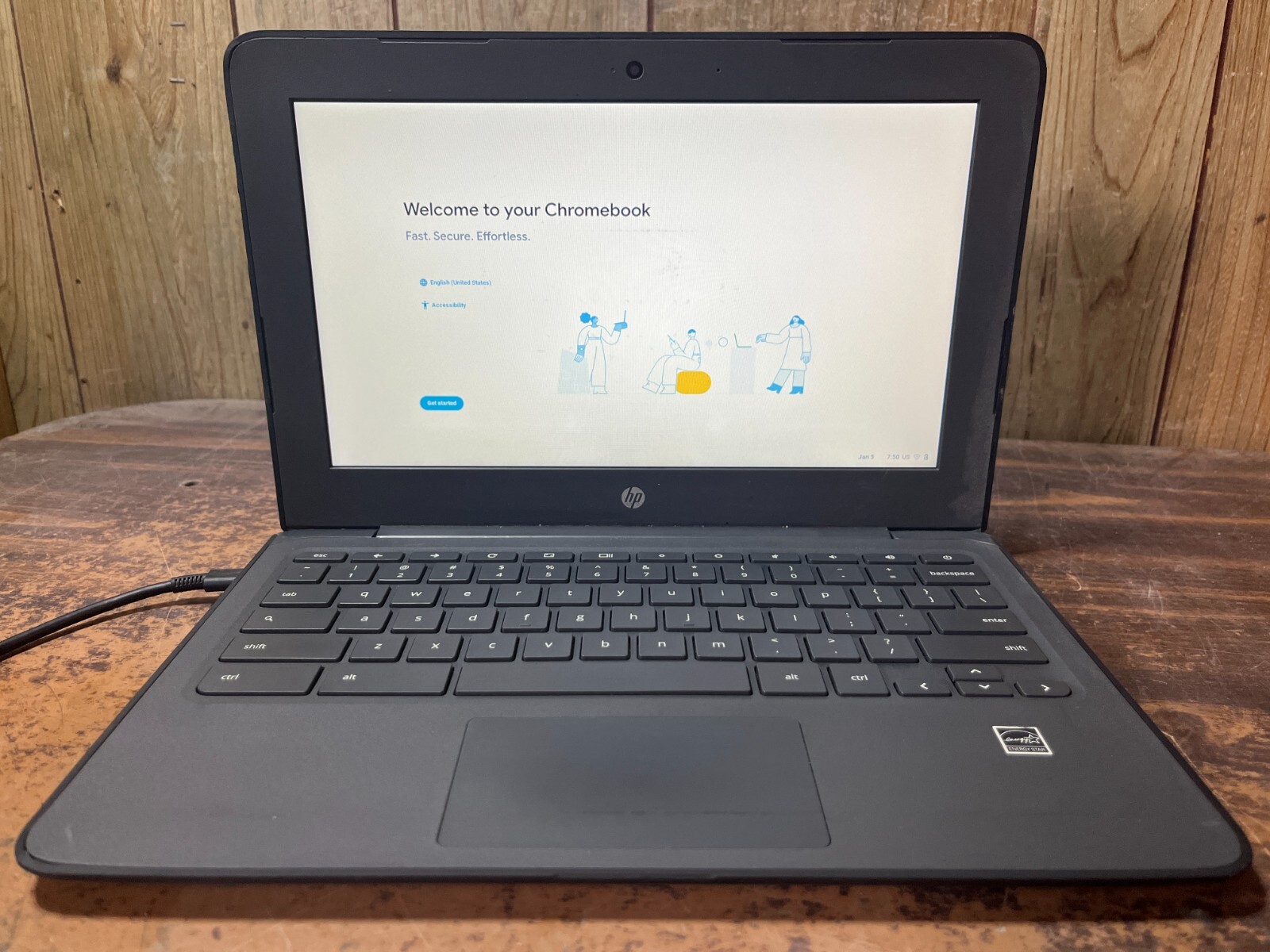 HP 11.6" Chromebook 11 G6 (4GB RAM, 16GB SSD, Education Edition) USB /USB-C