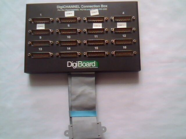 DigiChannel Connection Box PC/16i MC/16i 16 DB25 digiboard I/O mate interface