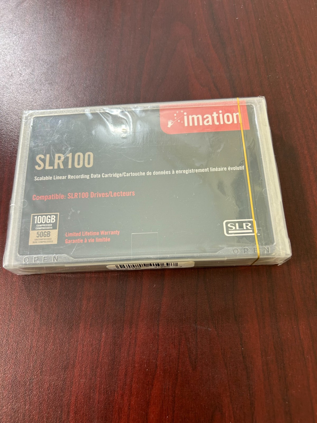 NEW Imation SLR100 QIC Data Cartridge 100GB Sealed.
