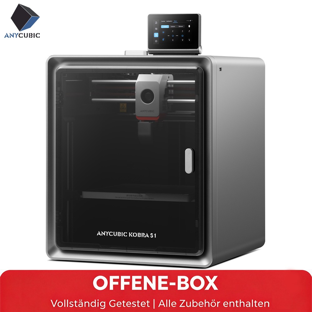 🔥Open Box🔥 ANYCUBIC Genuine Kobra S1 FDM 3D Printer CoreXY 320°C, Unused