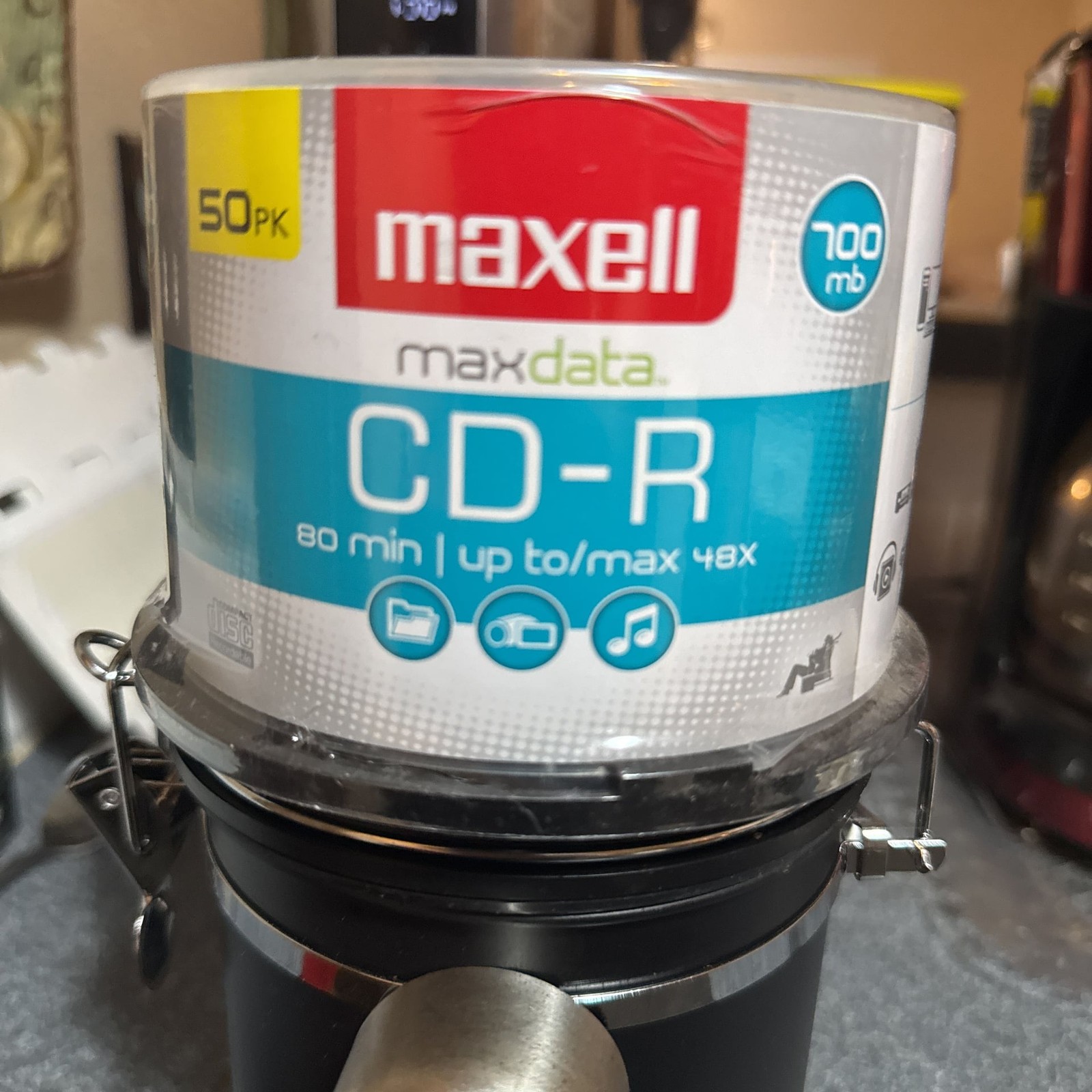 Maxell 50 Pack CD-R 700mb 80min up to 48x Recordable Media Discs-MAX648250 (NEW)