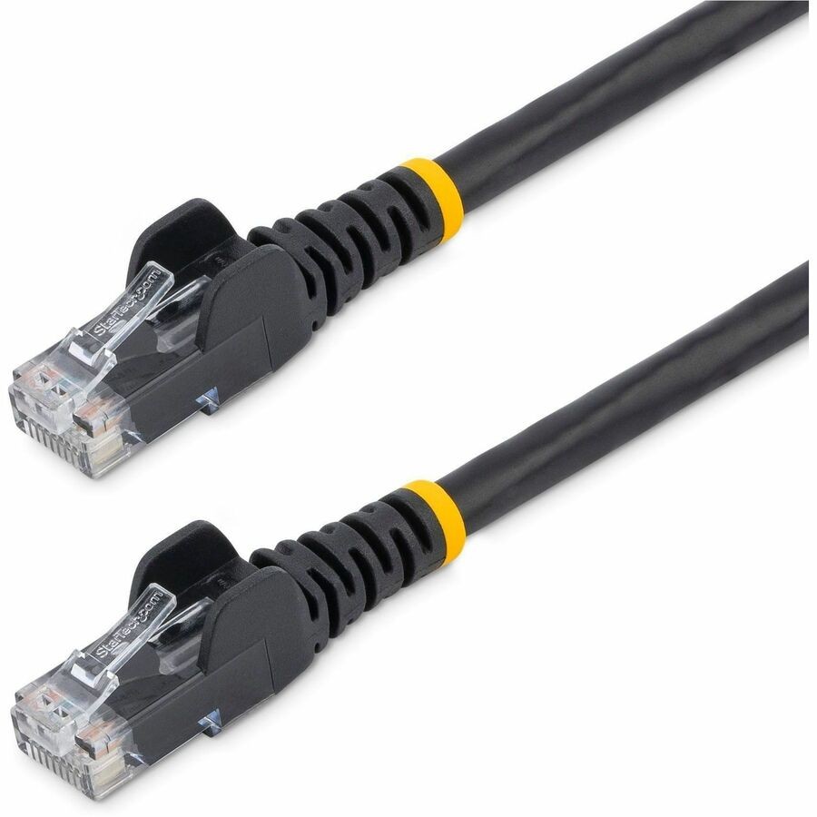 StarTech 125ft CAT6 Ethernet Cable - Black Snagless Gigabit - 100W PoE UTP