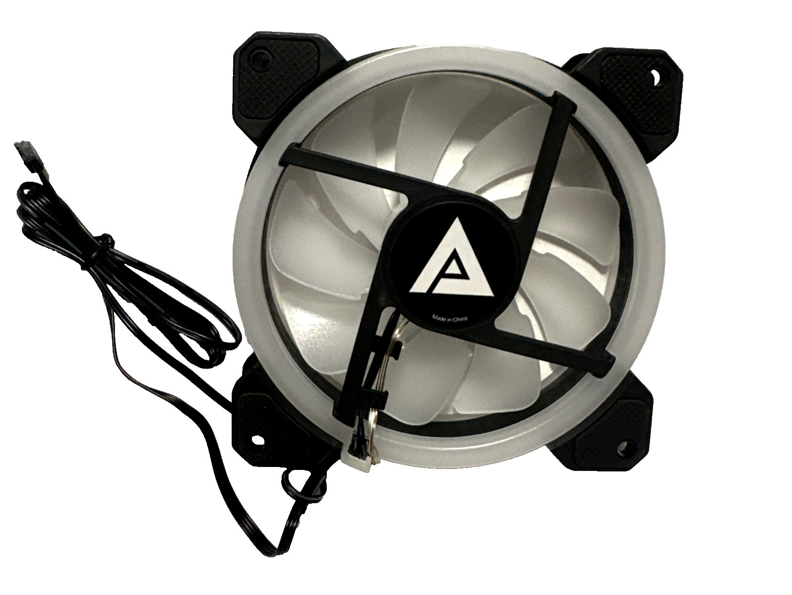 120mm RGB Case Fans  ( SINGLE PACK) Quiet Dual Ring True RGB LED