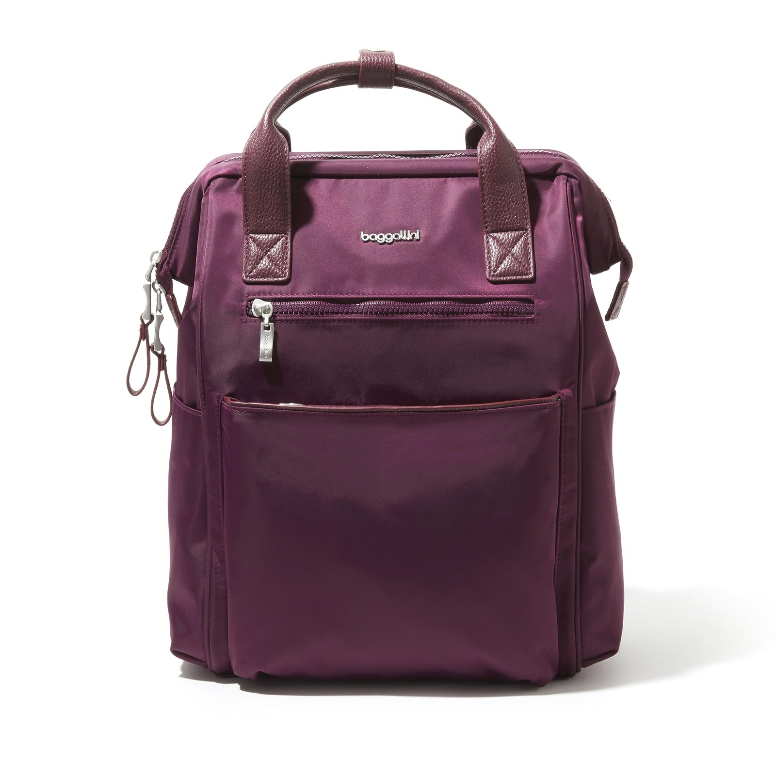 Water Resistant Mulberry Laptop Backpack with Luggage Handle Sleeve