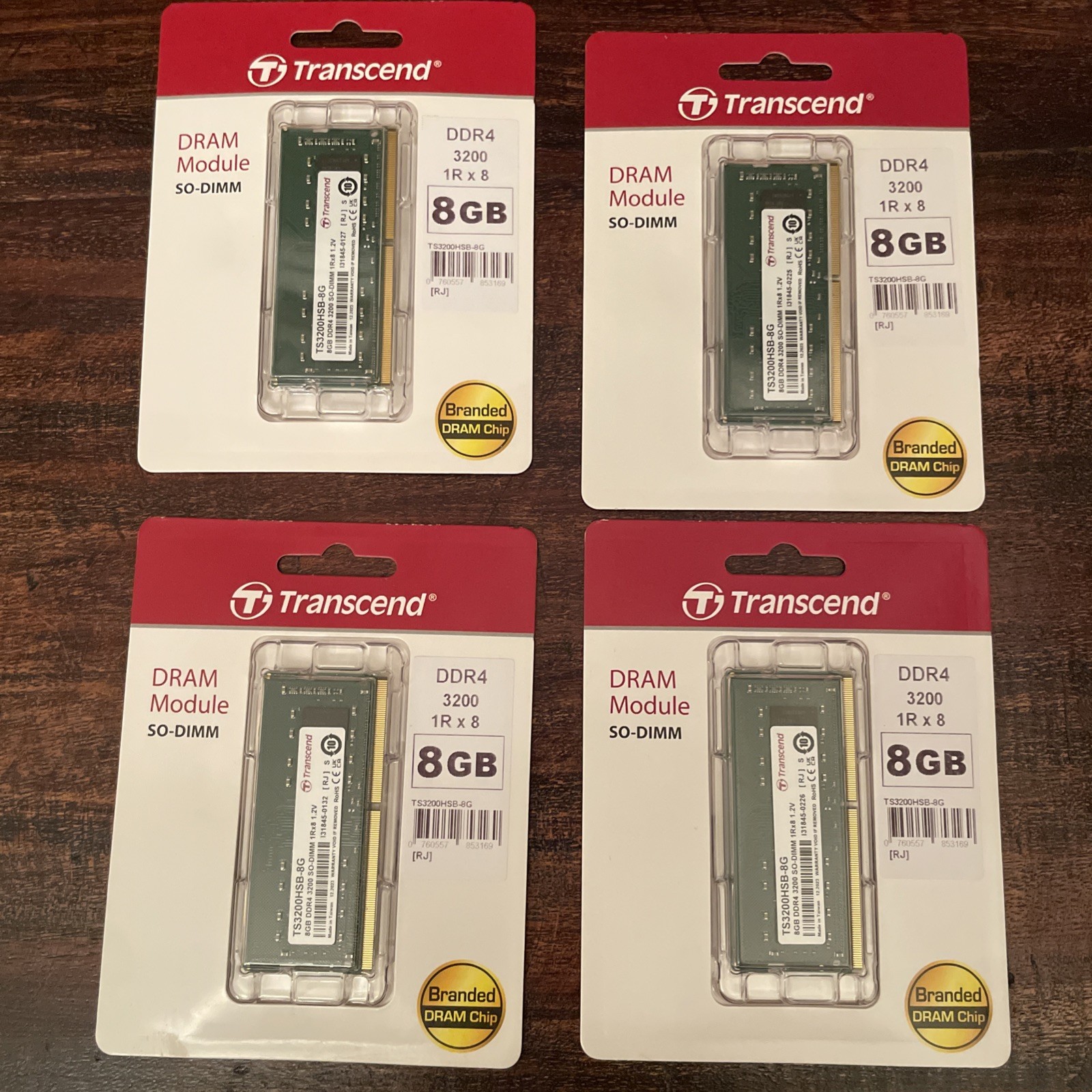 Transcend SODIMM 4GB DDR4 2400 PC4 1Rx8 Laptop Memory RAM TS512MSH64V4H ✅