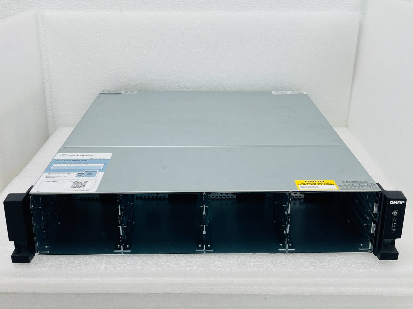 QNAP TVS-1271U-RP 12-bay 2U Rackmount NAS - With RAM, CPU, & PSU (No HDDs)