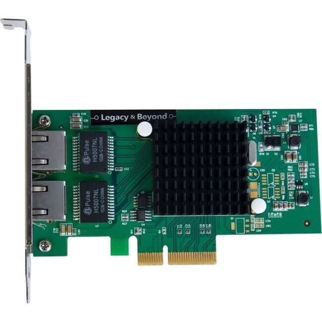 SIIG LB-GE0014-S1 Dual-Port Gigabit Ethernet PCIe 4-Lane Card - I350-T2