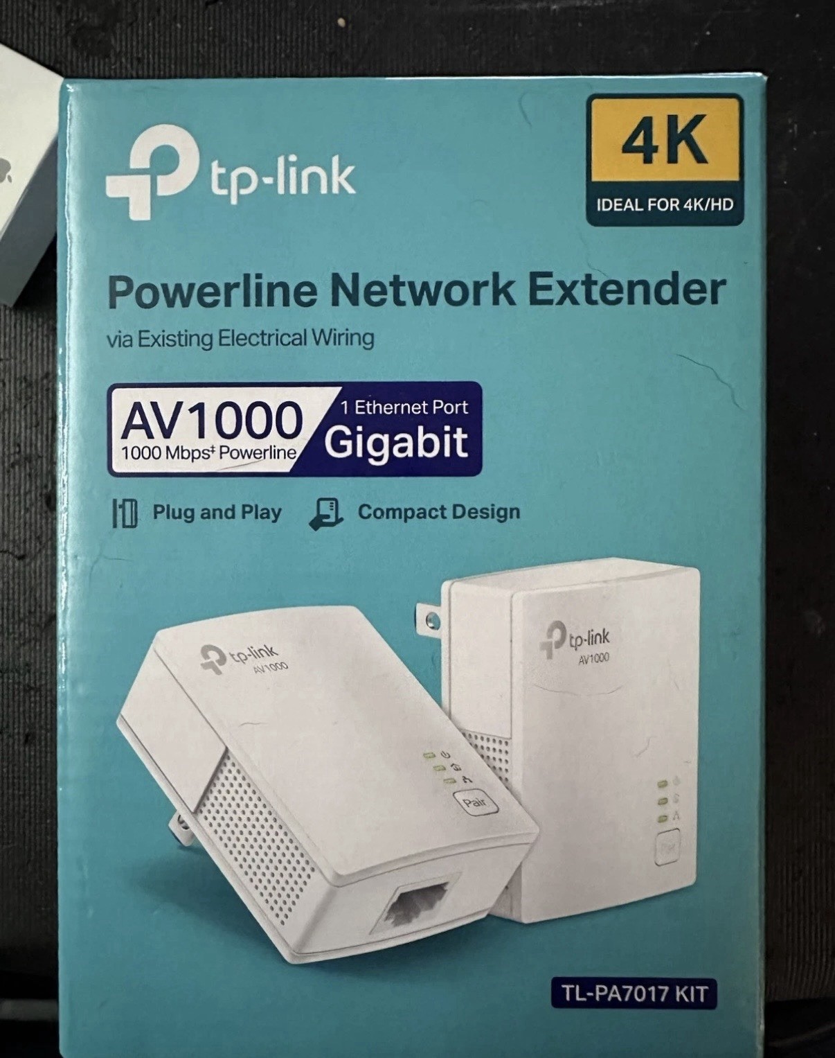 TP-Link AV1000 Gigabit Powerline Starter Kit (TL-PA7017 KIT)
