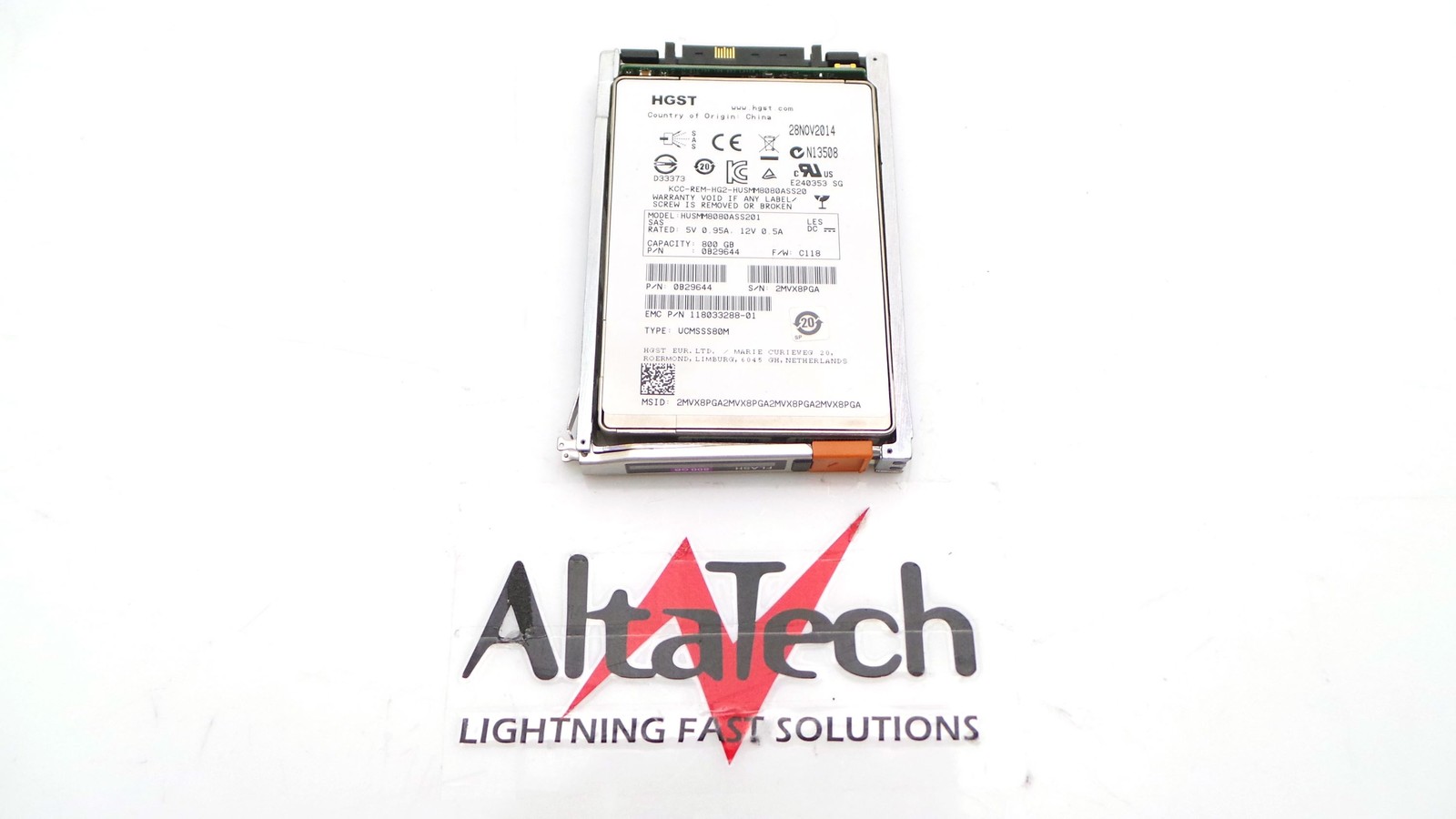 HGST EMC 800GB SAS SED 2.5" SSD Solid State Drive 005050674 - Fully Tested