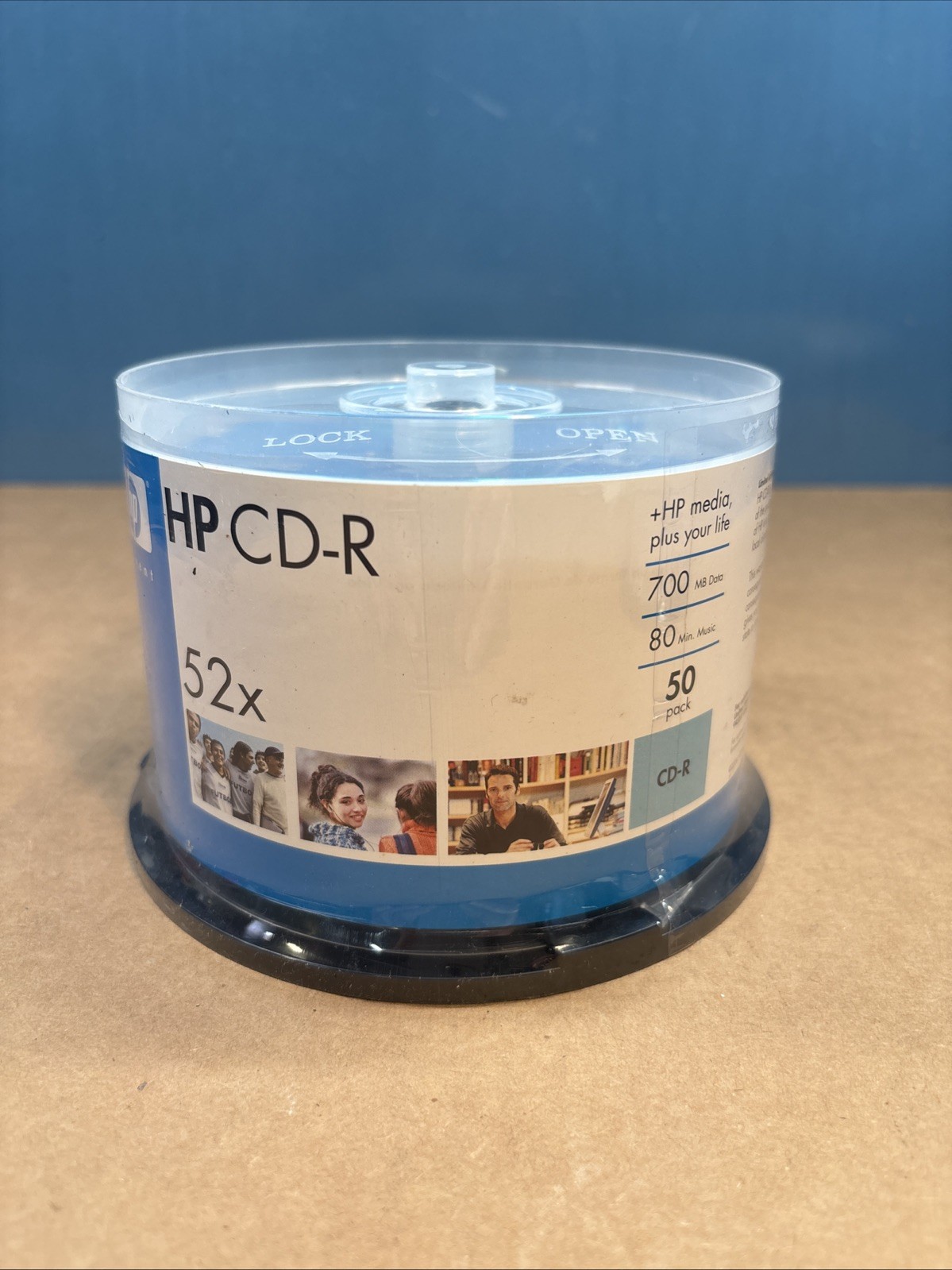 New Factory Sealed ~ 50 Pack HP CD-R 52x 700 MB Data / 80 Minutes Music