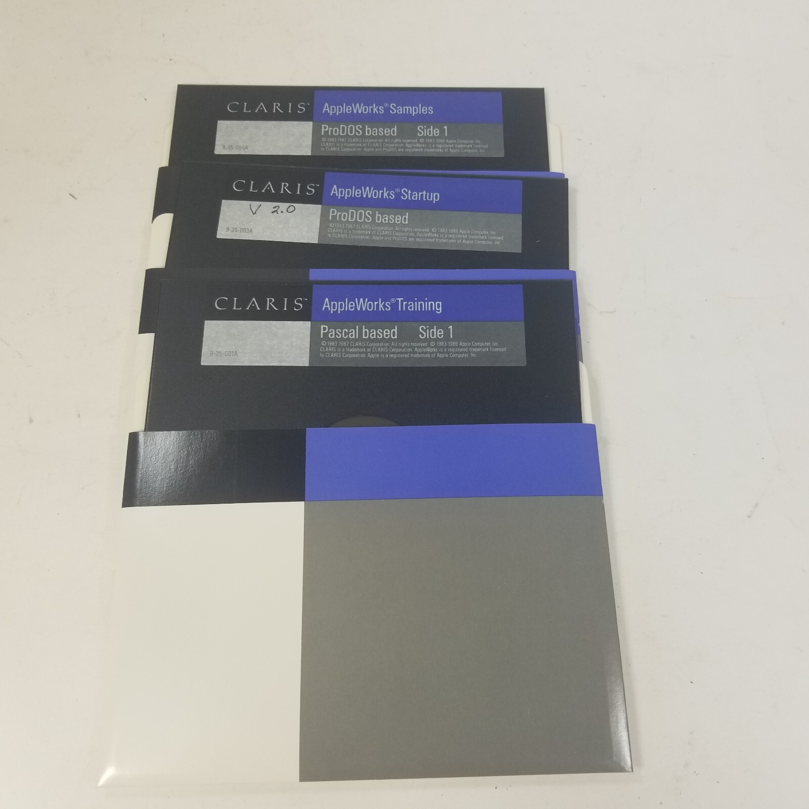 Claris Appleworks Software ProDOS based 5.25 Disks