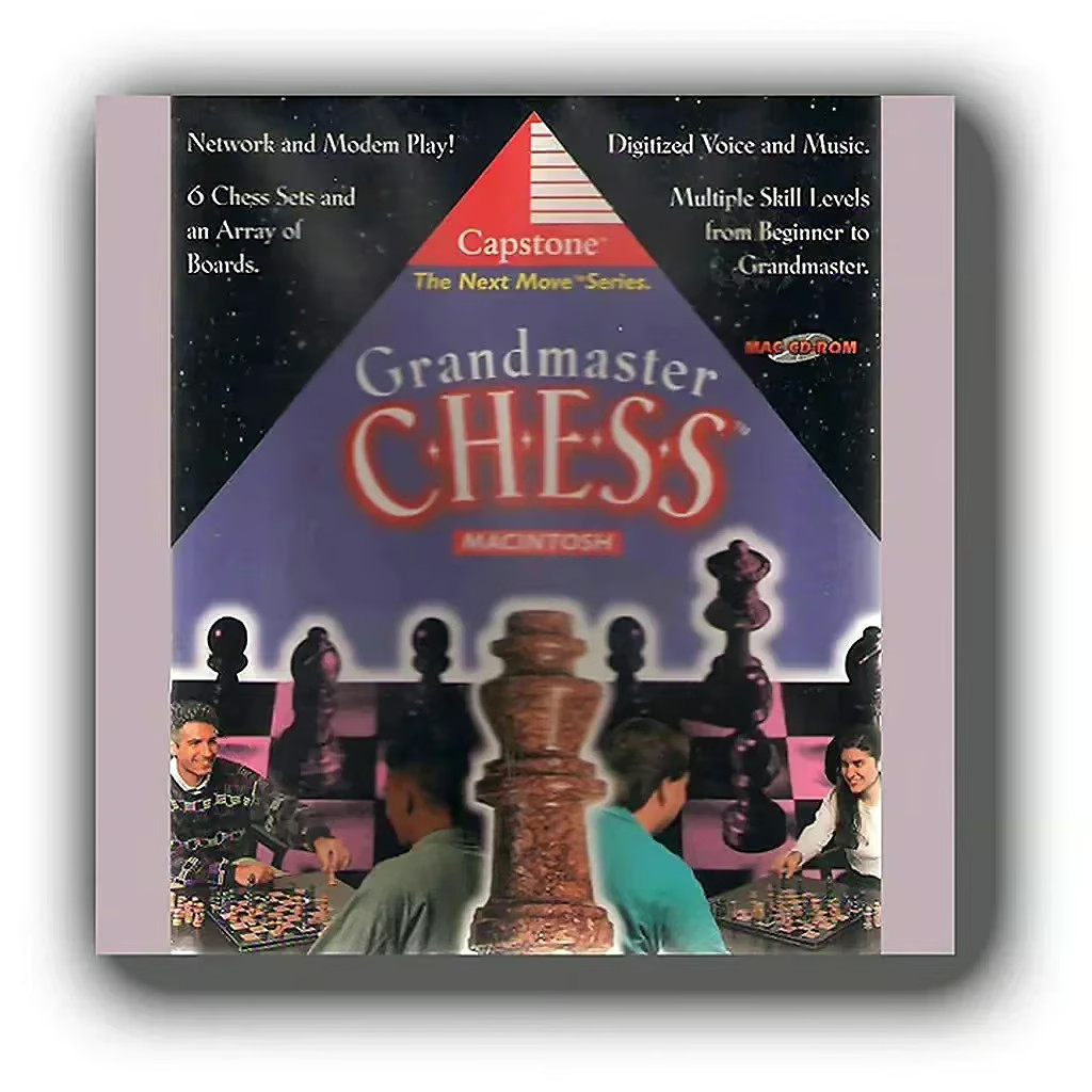 Vintage Macintosh Computer Software Grandmaster Chess *NEW* [Capstone Apple Mac]