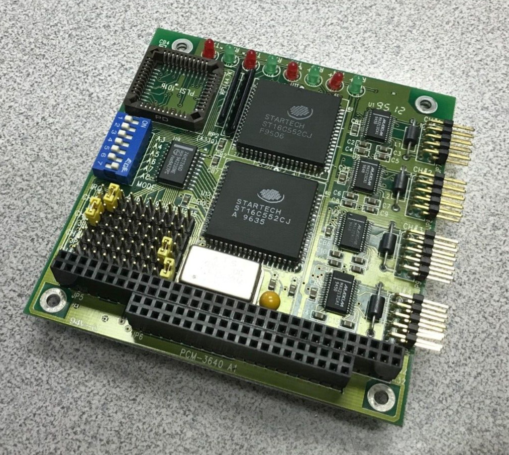 Advantech PCM-3640 A1 High-speed Module Interface Board 10-pin serial not-workin