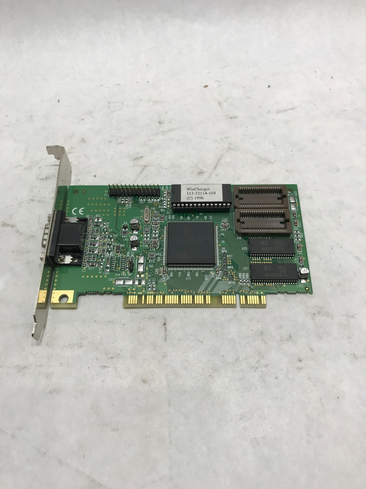 PCI VGA Video Card ATI WinCharger Mach64CT (109-32100-20) 2MB DOS UNTESTED - DW