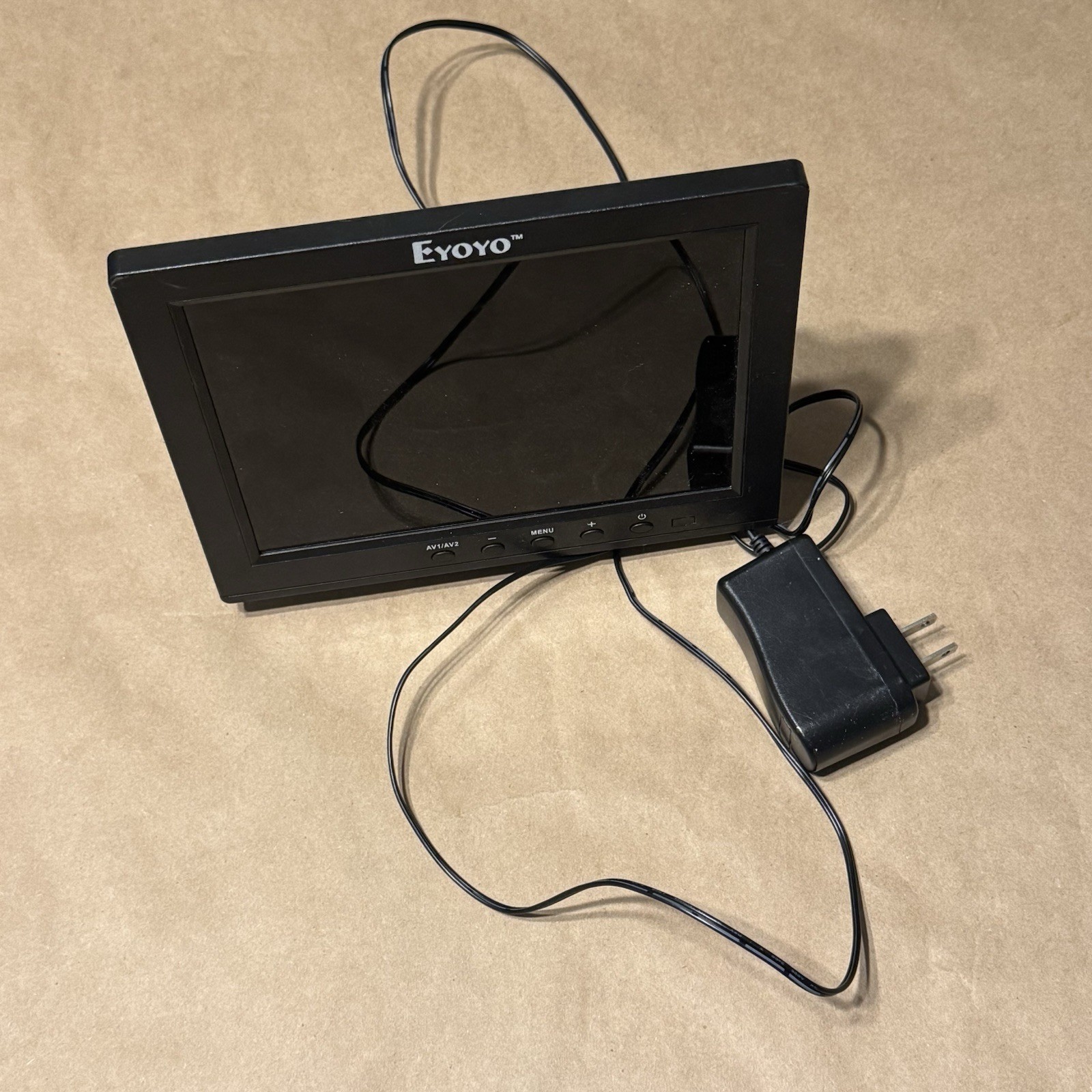 Eyoyo S801H HD 8" TFT LCD CCTV Monitor Display - Black Used