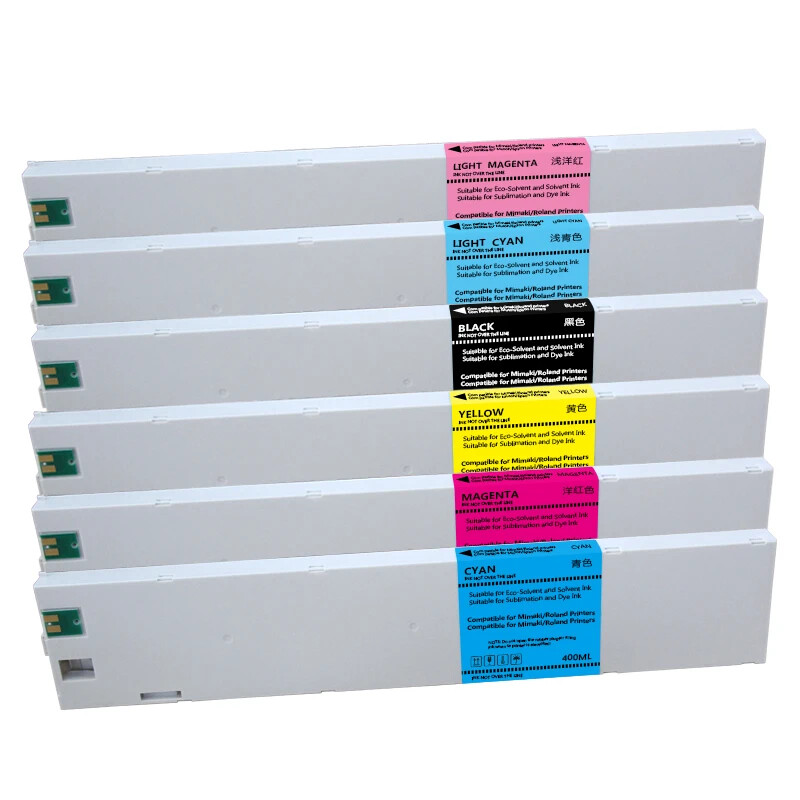 SS21 Compatible Ink Cartridge With Eco Solvent Ink for Mimaki JV3/JV33/JV34/CJV