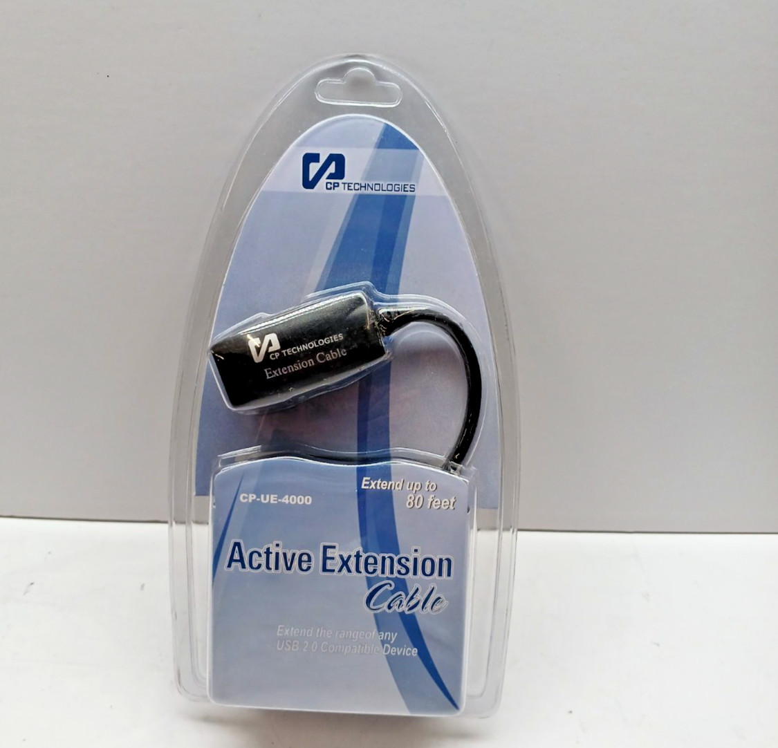 Cp Technologies Cp-ue-4000 Extension Cable 16ft USB 2.0 New In Sealed Package