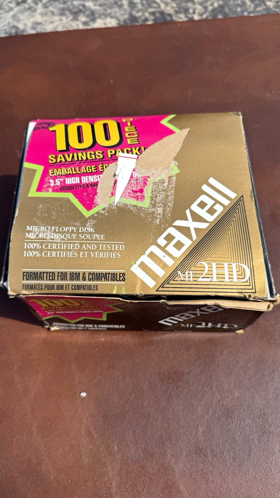 Maxell MF2HD 3.5” Floppy Disks 1.44MB Large Lot IBM Formatted Vintage