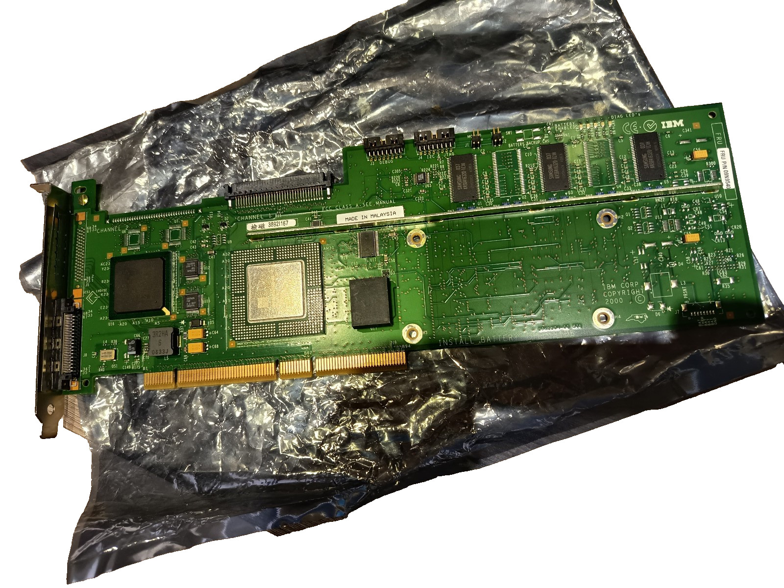 IBM 09N9540 Serverraid 4L ULTRA160 SCSI Controller PCI 32Bit 1 Channel Card Card
