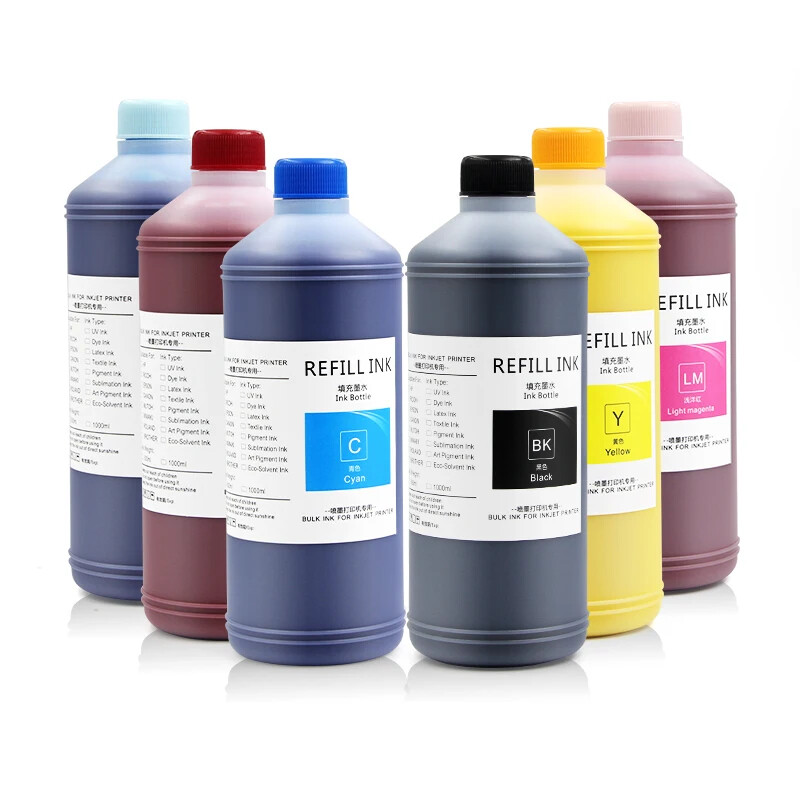 1000ML 6 Colors Genuine High Quality 312 378 Pigment Ink For XP-8500 Printer
