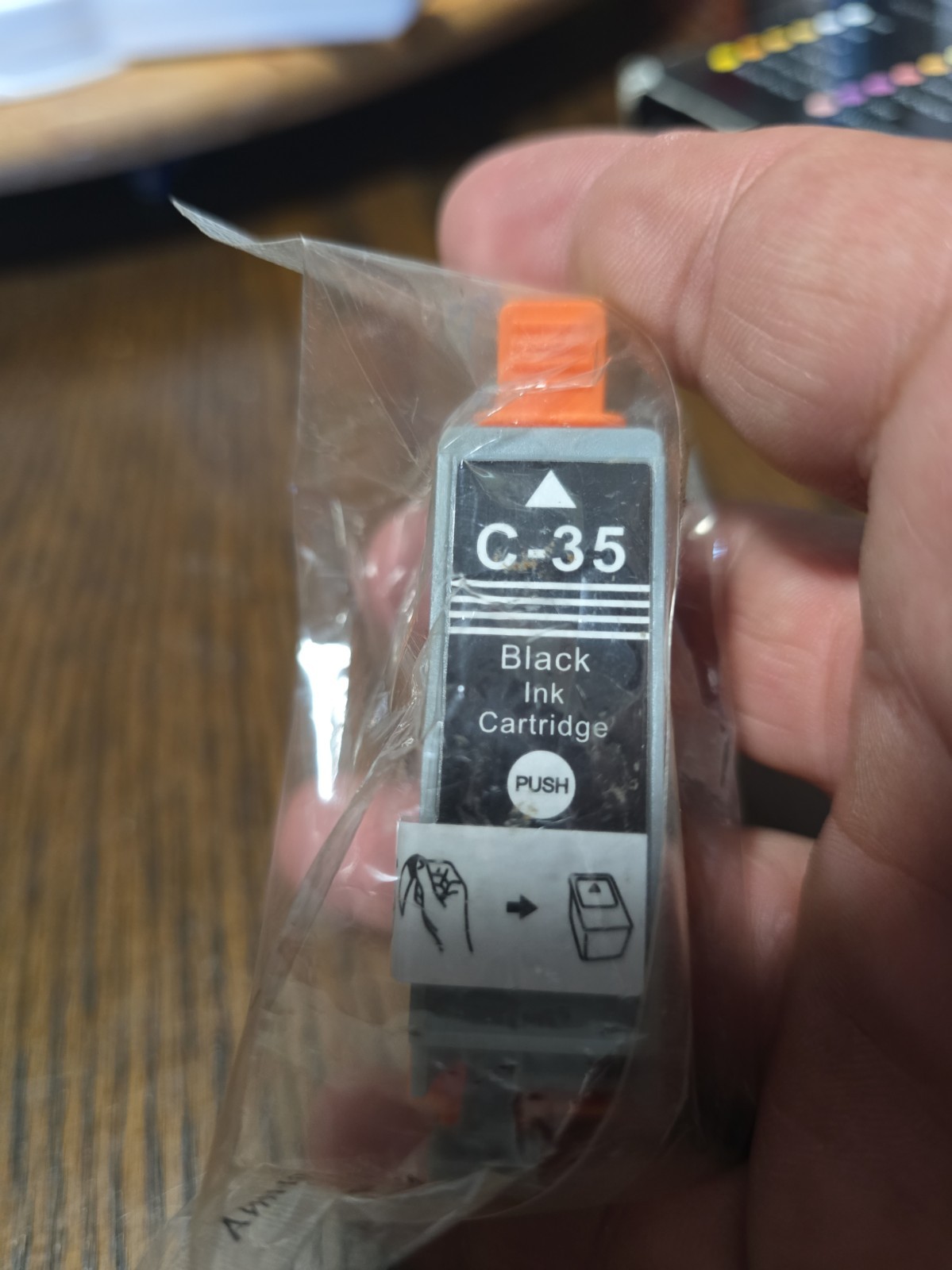 1 Ink Cartridge Replacement for C-35 Black