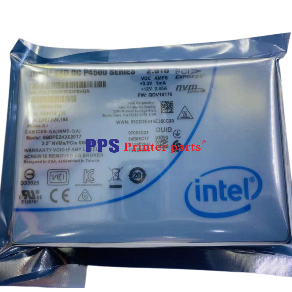 Intel P4500 2TB Series SSD DC NVME U.2 2.5" SSDPE2KX020T701 Solid State Drive
