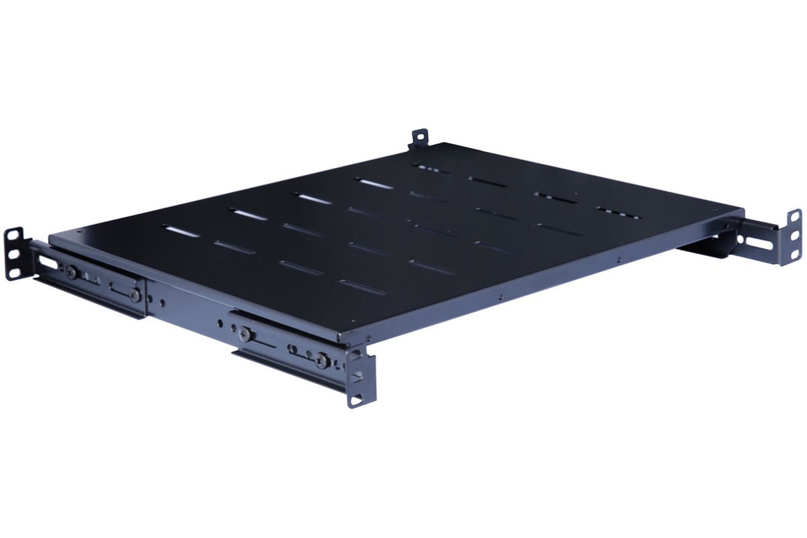 Fixed Rack Server Shelf 1U 19 Inch Shelves 4 Post Rack Mount Adjustable Deep ...