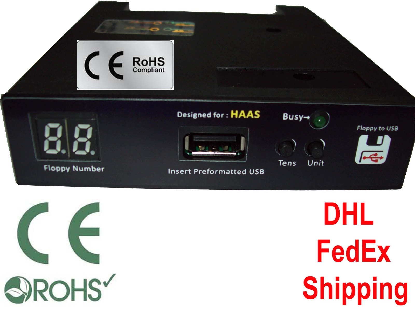 USB Converter  for Haas CNC Machines with a Floppy Drive
