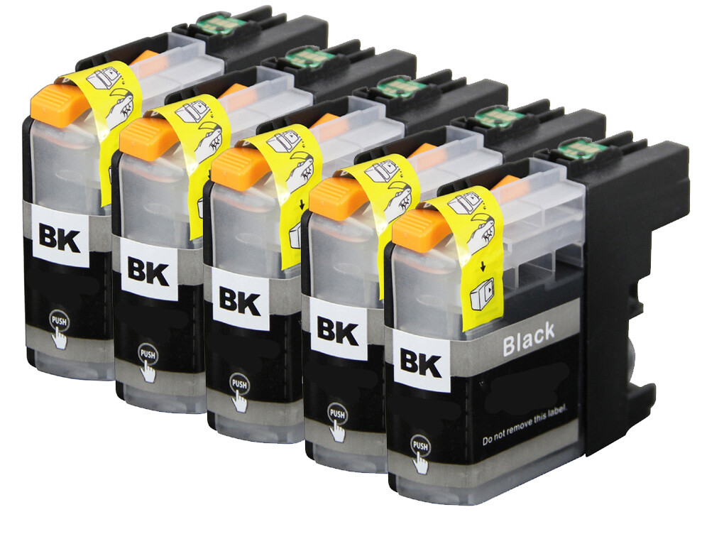 5P XL BLACK Printer Ink fits LC203 LC201 MFC-J480DW MFC-J5320DW MFC-J4320DW