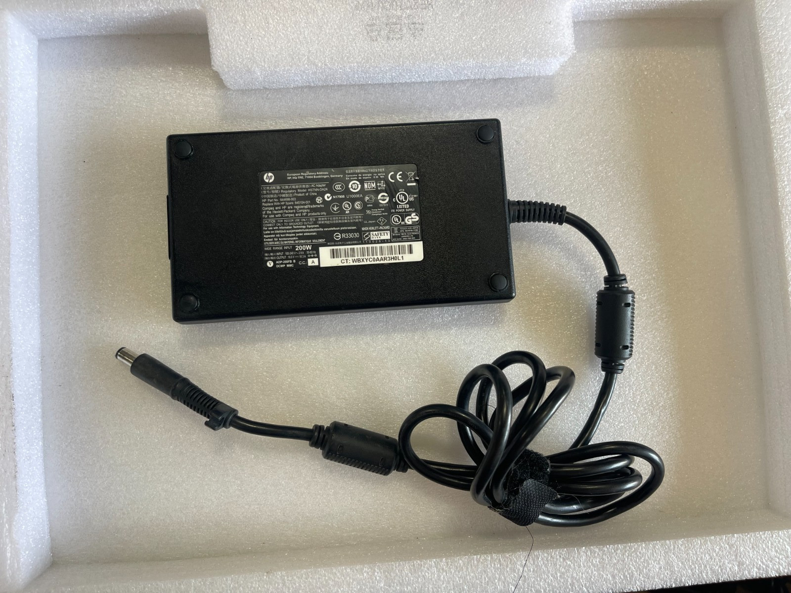 Genuine HP 200W 19.5V 10.3A Smart BIG Pin AC Power