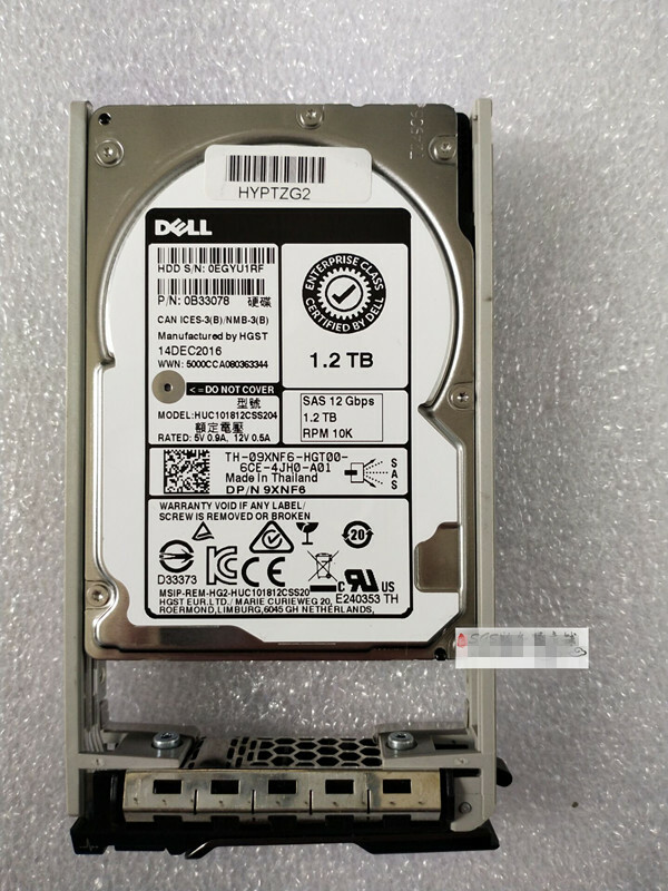 NEW DELL 9XNF6 HUC101812CSS204 1.2TB 12G 10K SFF 2.5" SAS HDD HARD DRIVE 09XNF6 